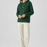 Harper | Women's Sherpa Lined Ribbed Cuff Pullover Hoodie