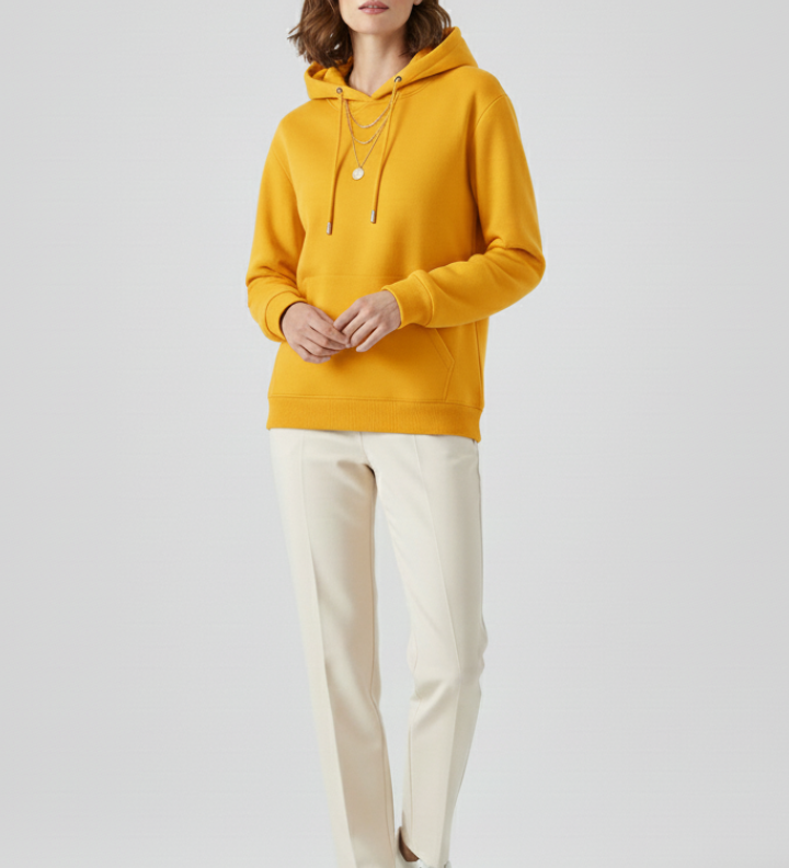 Harper | Women's Sherpa Lined Ribbed Cuff Pullover Hoodie