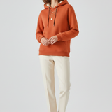 Harper | Women's Sherpa Lined Ribbed Cuff Pullover Hoodie