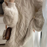 Mara | Oversized Cable Knit Sweater