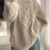 Mara | Oversized Cable Knit Sweater