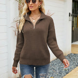 Elena | Half-Zip Knit Sweater