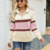 Elena | Half-Zip Knit Sweater