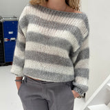 Georgia | Oversized Striped Knit Sweater