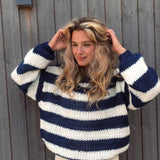 Georgia | Oversized Striped Knit Sweater