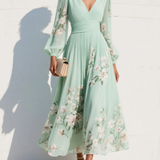 MARIGOLD | Sweetheart Floral Midi Dress