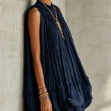 LUNA | Chiffon Balloon Skirt Mini Dress