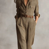 Carmen | elegant checkered jumpsuit
