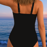 Adriana - Elegant swimsuit with colourful print