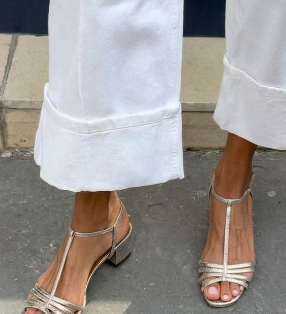Alix - Everyday Golden Sandals