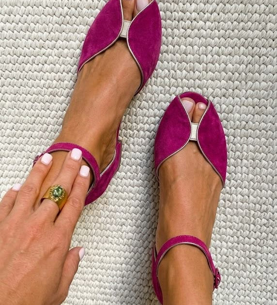 Olivia - Elegant Sage Sandals