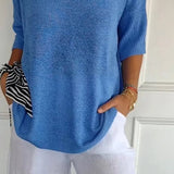 Kiara | Women's Oversized V-Neck Sweater Top