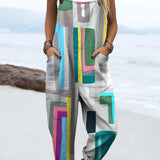 Emily | Colour Block Dungarees