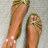 Genevieve - Golden Summer Elegance Sandals