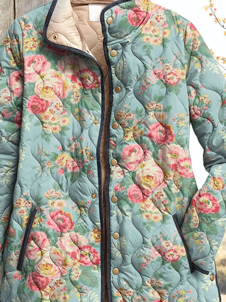 Dorothea | Country Floral Quilted Jacket