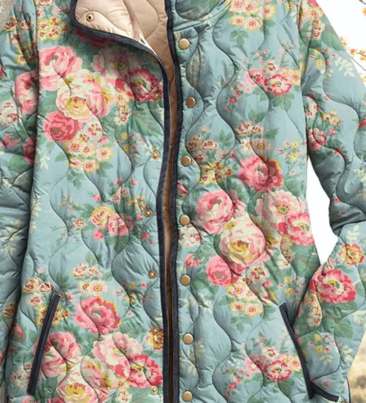 Dorothea | Country Floral Quilted Jacket