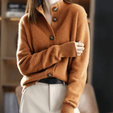 Josephine | Elegant Open-Collar Knit Cardigan for Women