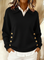 Vynette | Polo-Collar V-Neck Jumper