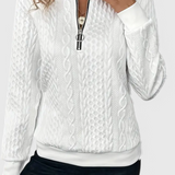 Zoey Soft Zip Knit Jumper