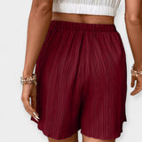 Elegant Pleated Shorts