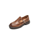 Doris | Leather Mary Janes