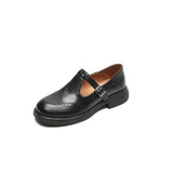 Doris | Leather Mary Janes