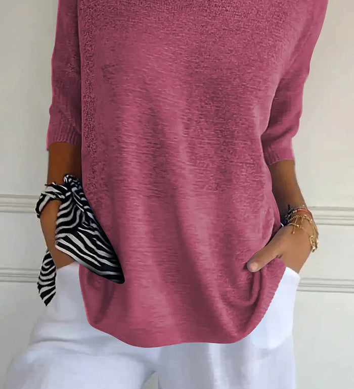 Kiara | Women's Oversized V-Neck Sweater Top