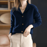 Josephine | Elegant Open-Collar Knit Cardigan for Women