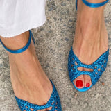 Isaure - Golden Braided Sandals
