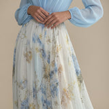 WILLA | Floral Long Sleeve Maxi Dress