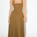 DAISY | Square Neck Midi Dress