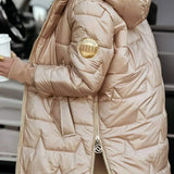 Nora - Elegant Winter Coat with Hood and Padding