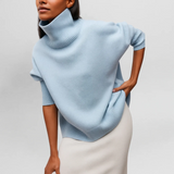 Stefanie High Neck Knitted Sweater