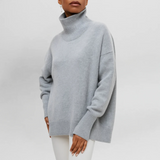 Stefanie High Neck Knitted Sweater