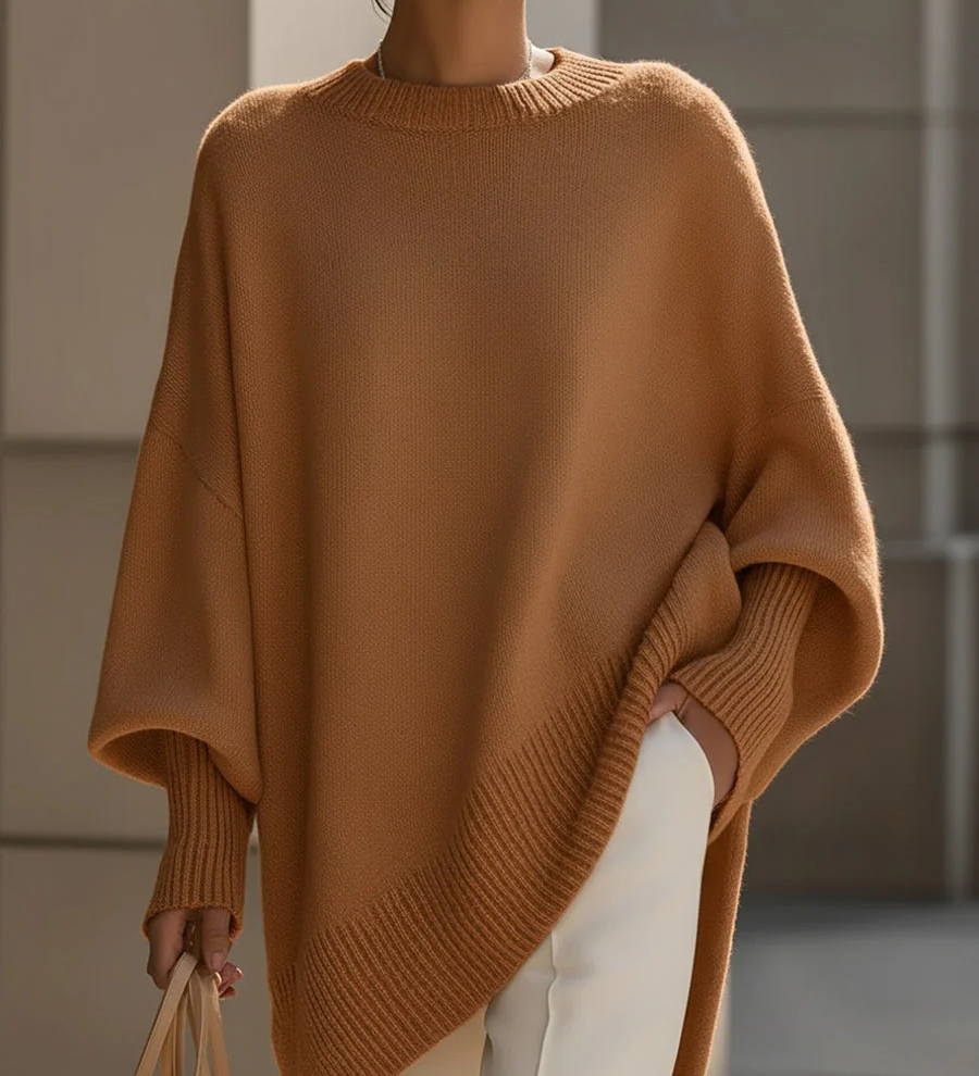 Oversized Sweater Poncho