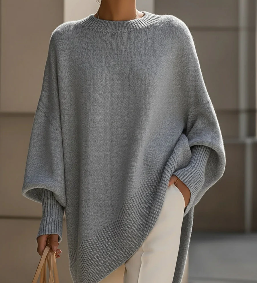 Oversized Sweater Poncho