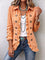 Carla | Buttoned Ruffle Jacket with Gingham Print