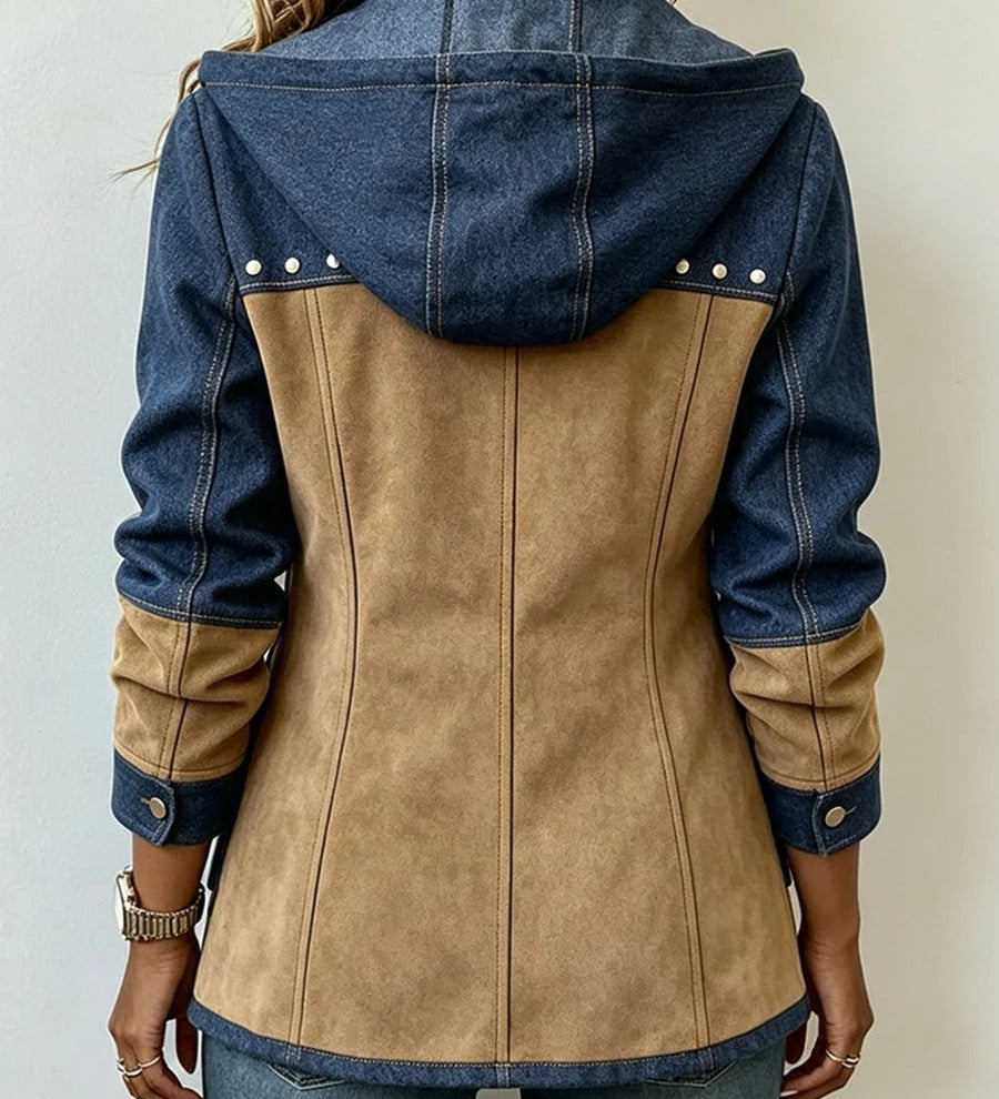 Marina | Patchwork Hooded Jacket