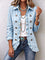 Carla | Buttoned Ruffle Jacket with Gingham Print