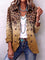 Elizabeth | Ruffled Blazer with Leopard Ombré Effect
