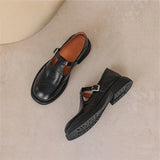 Doris | Leather Mary Janes