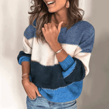Elise | Colour Block Knit Sweater