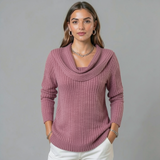 Fern | Cowl Neck Merino Wool Jumper