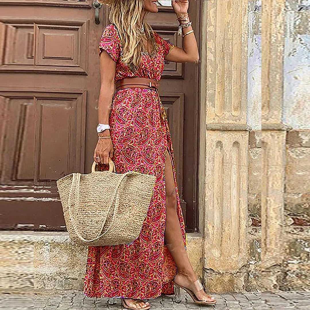 ARABELLA | Boho Print Maxi Dress
