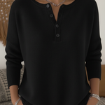 Blanche | Casual Button-Up Jumper