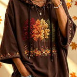 Women's Autumn Print Hoodie